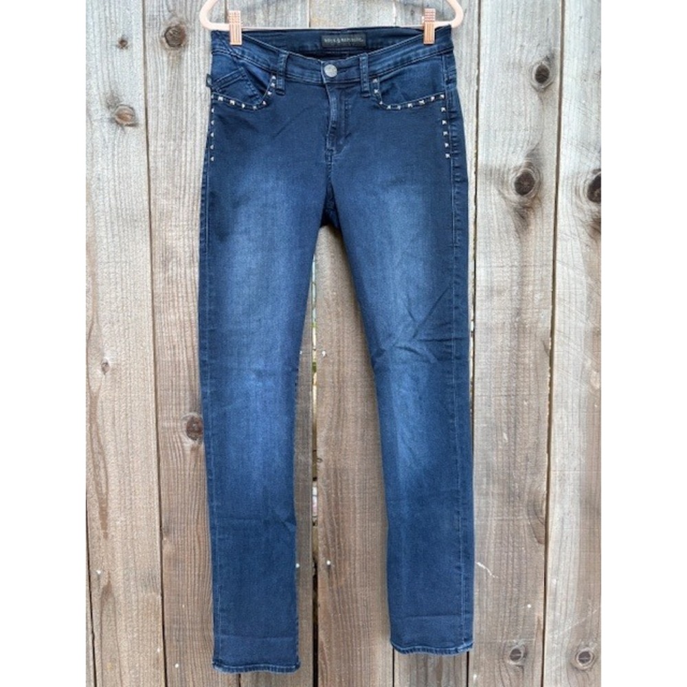 Rock & Republic Women's Denim‎ Studded Embellished Skinny Jeans